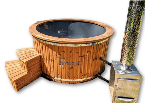 Spa tina hot tub de madera exterior