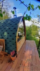 Outdoor home sauna pod (6)