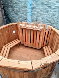 Barrel wooden hot tub deluxe thermowood (4)