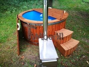 Fiberglass Outdoor Spa With External Burner 14