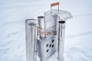 Snorkel heater for hot tubs