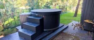 Wpc hot tub with electric heater (8)