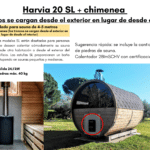 Harvia 20 SL chimenea