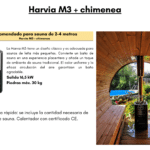 Harvia M3 chimenea