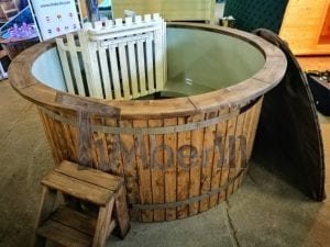 Wood Fired Hot Tub With Polypropylene Lining Vintage Decoration (22)