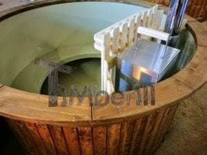 Wood Fired Hot Tub With Polypropylene Lining Vintage Decoration (23)