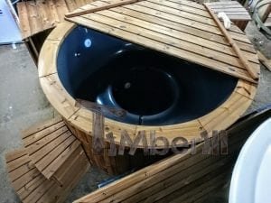 Electric outdoor hot tub Wellness Conical 15