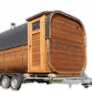 Sauna móvil exterior tonel en remolque